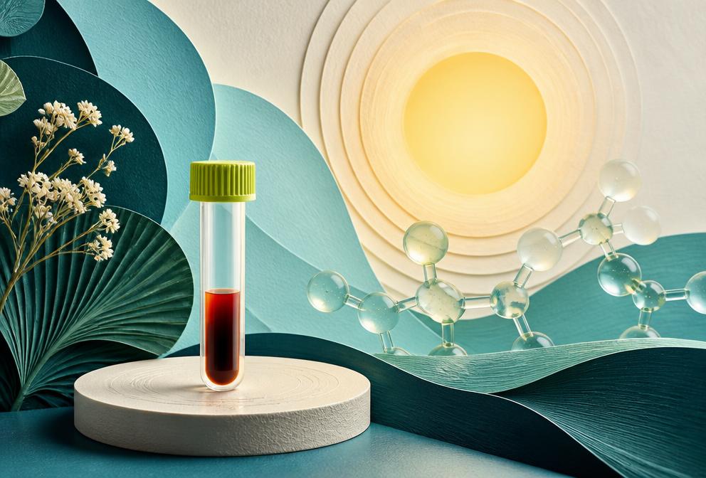 Grafica editoriale dedicata al dosaggio della Vitamina D